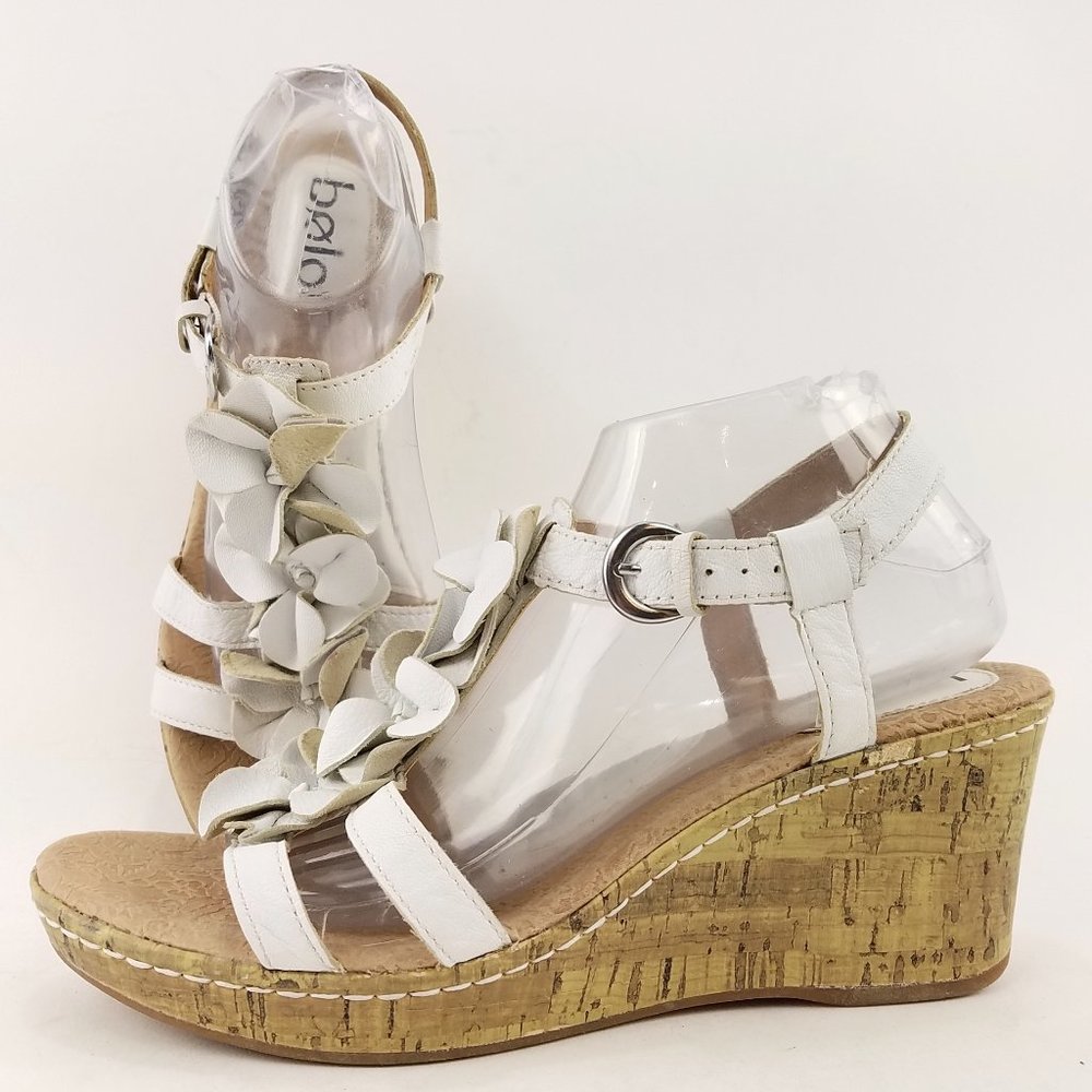 Bolo Sandals 10  Platform Wedge Floral EB64